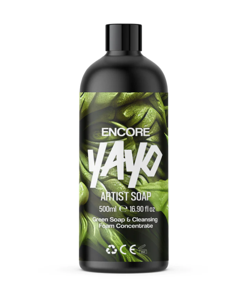 YAYO Encore Grüne Seife & Reinigungsschaum-Konzentrat - 500 ml (natürlich betäubend)