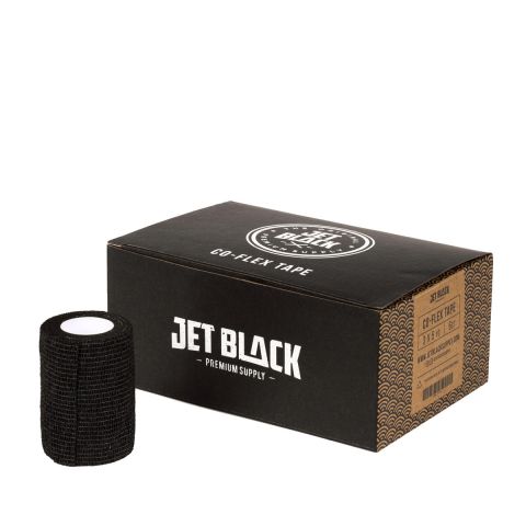 Jet Black - CoFlex Tape - Schwarz - 7,62 cm x 4,57 m (6 Stück)