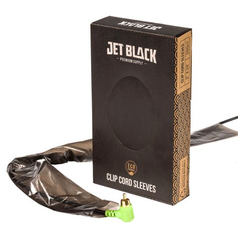 Jet Black - Gaines de Protection Clipcord - 55x600mm - Pack de 200