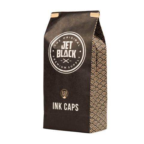 Jet Black Ink Caps - Pack de 200