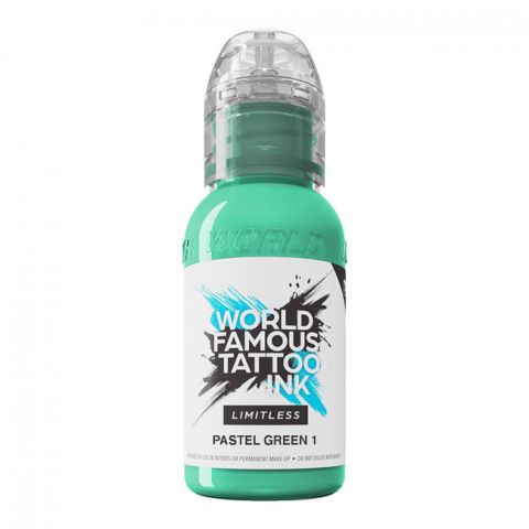 World Famous Limitless Tattoo Ink - Pastel Green 1
