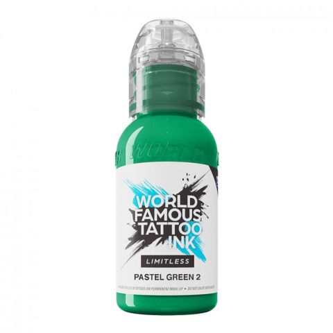 World Famous Limitless Tattoo Ink - Pastel Green 2
