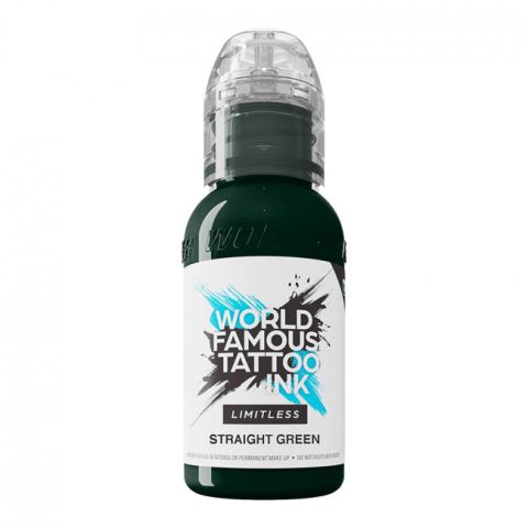 World Famous Limitless Tattoo Ink - Straight Green