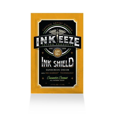 Inkeeze Ink Shield Sunscreen Cream SPF30 5ml Sachet